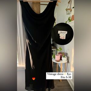 Jessica Elegant Black One Shoulder Dress